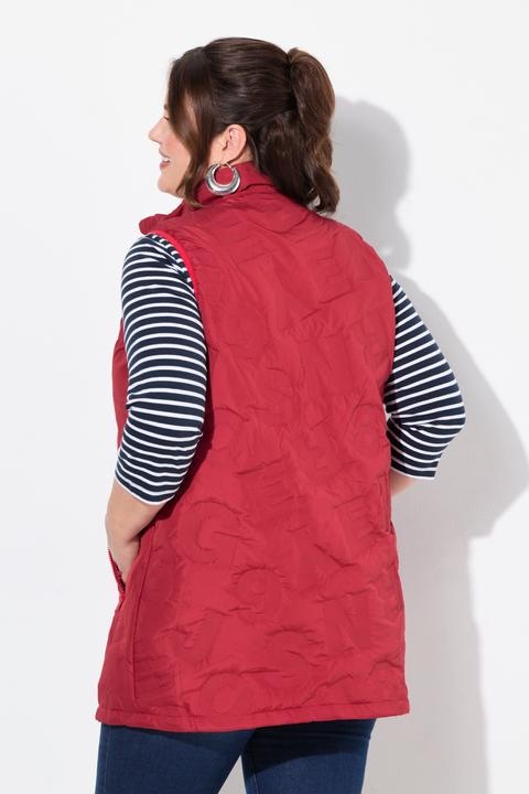 Produktbild Ulla Popken HYPRAR Weste, wasserabweisend, Stehkragen, 2-Wege-Zipper (42, 44)