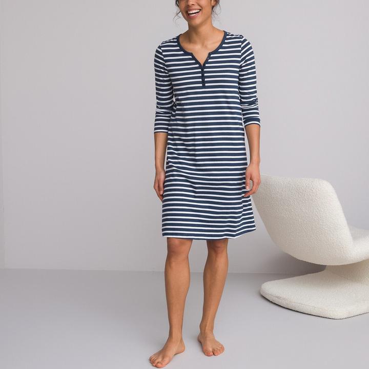 Image du produit La Redoute Collections Chemise de nuit en jersey de coton (48)