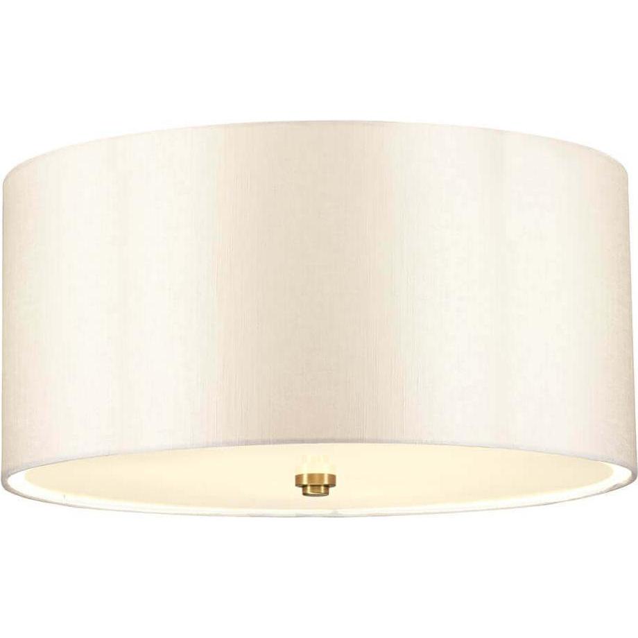 Thumbnail - Elstead Lighting, Wandleuchte + Deckenleuchte, Fletcher Deckenleuchte E27 3-fach 45cm Gealtertes Messing Elfenbein (E27)