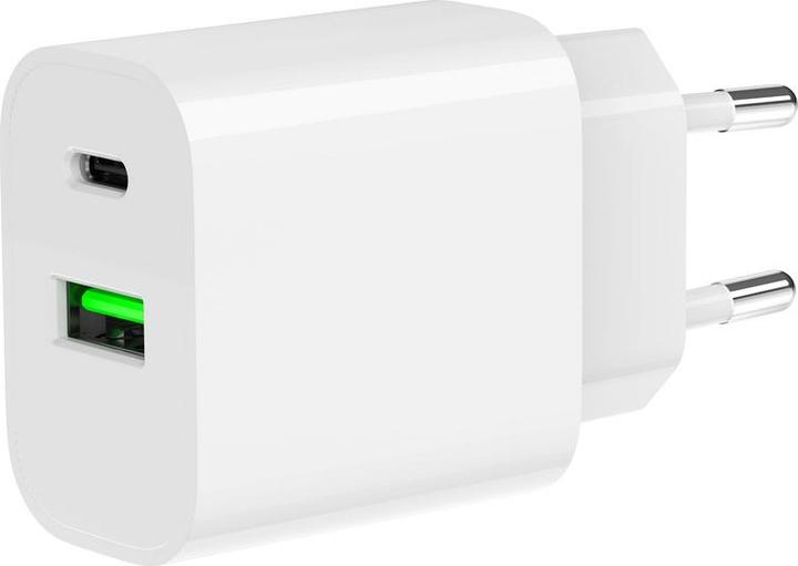Immagine prodotto Gembird PowerDelivery USB-A USB-C 20W Biała (20 W, 2 porte)