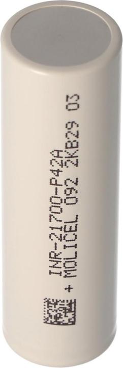 Produktbild Molicel Akku INR21700-P42A 45A, ungeschützt, flat top (4200 mAh)
