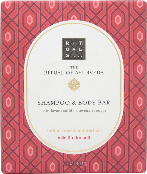 Rituals Shampooing Ayurvédique et Barre pour le corps (Shampoing solide, 100 g)