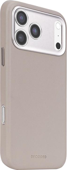 Productafbeelding Decoded Leather Backcover Apple iPhone 17 Pro Max Solid Clay (Apple iPhone 17 Pro Max)