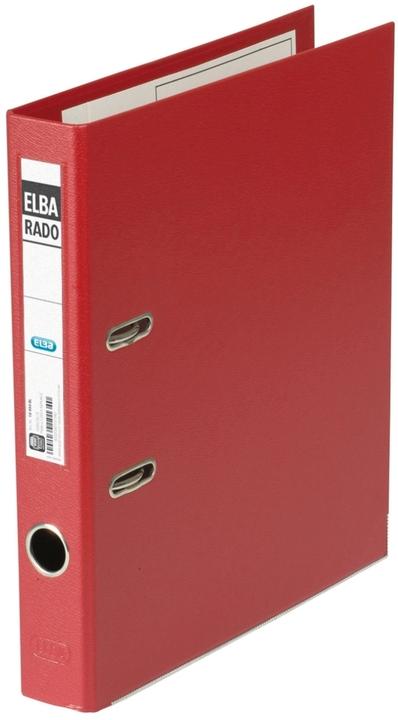 Actual product image Elba Folder rado plast, spine width: 50 mm, red DIN A4, cover outside/inside PVC, with replaceable (A4, 50 mm, 1 Piece)