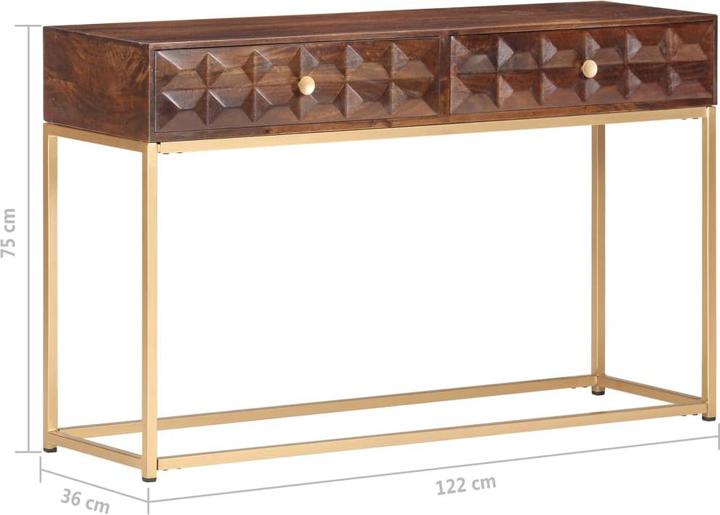 Image du produit vidaXL Konsolentisch (36 x 122 x 75 cm)