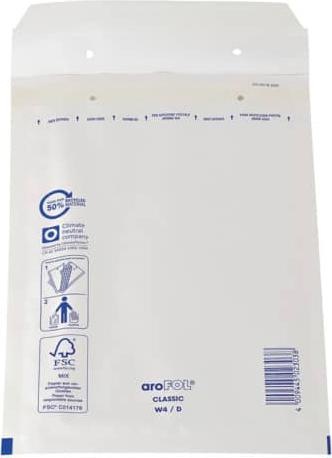 Actual product image Arofol Bubble wrap. Gr.4/D 200x275mm 2FVAF0001 17g white 10 pieces (10 x)