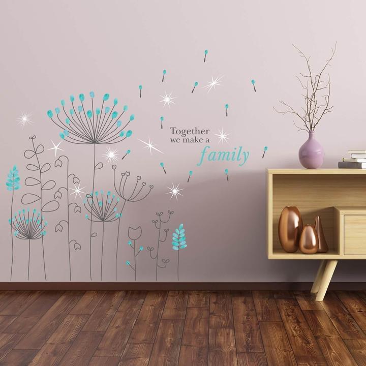 Actual product image Walplus Flowers (85.5 x 85.5 cm)