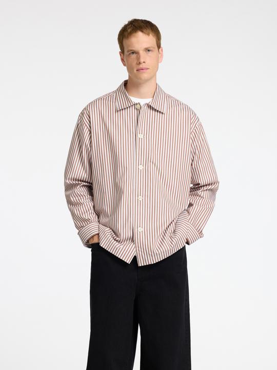 Actual product image Selected 100% cotton overshirt (L)