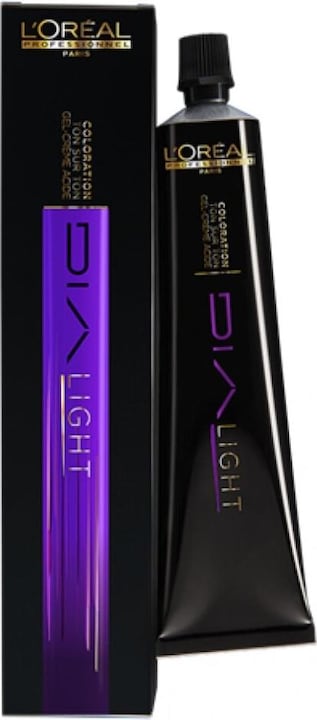 L'Oréal Professionnel DIA LIGHT gel-creme acide sans amoniaque #6,66 50 ml (#6,66 Dark Blonde Red Intense Color Without Ammonia)