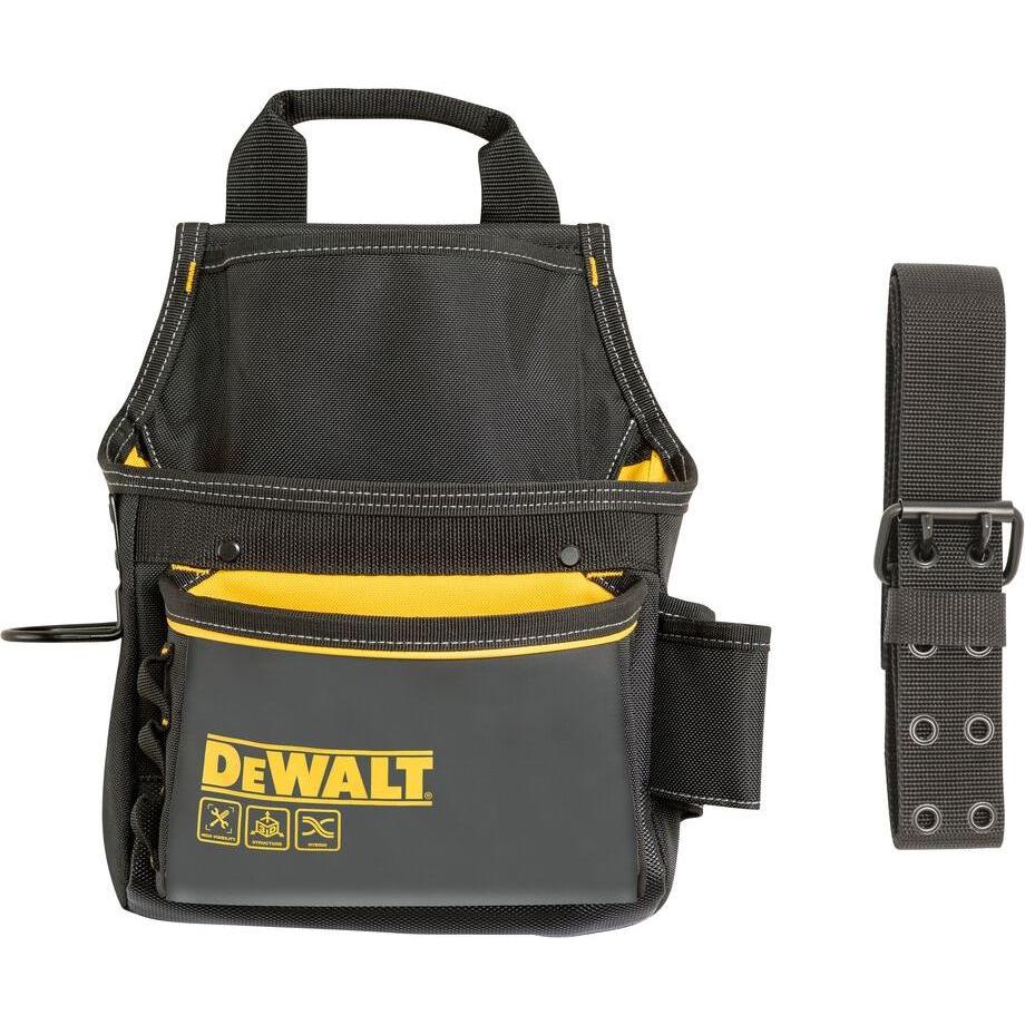 DeWalt, Werkzeugkoffer, Holster mit 12 Fächern für die Werkzeuge und Zubehör des Unternehmens mit Gurtband