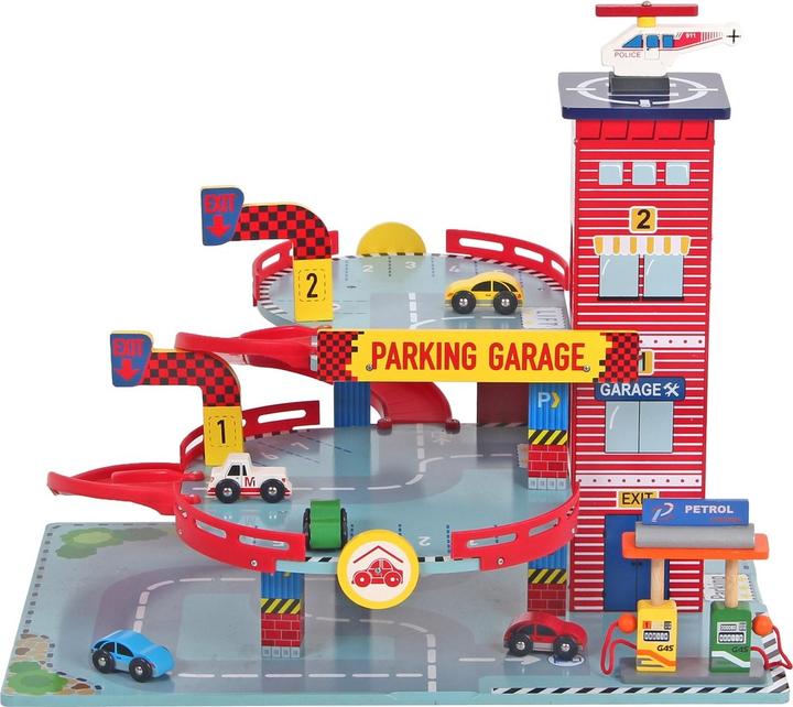 Produktbild Mentari Holz Garage rot