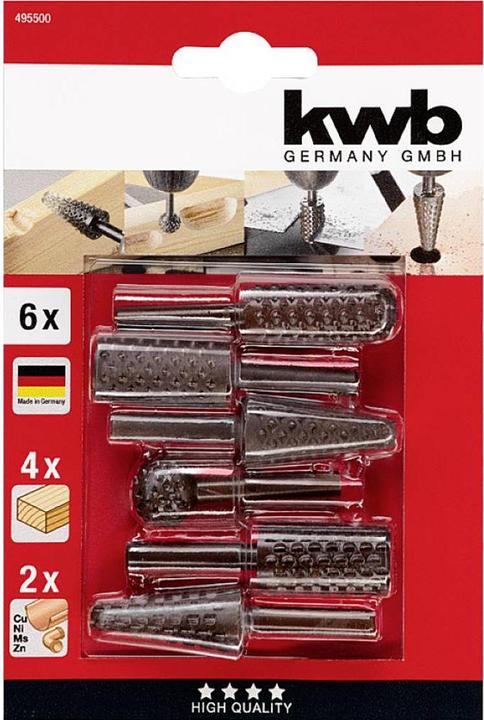 Immagine prodotto kwb Set di raspe per profili WS 6 pezzi. (30 mm)