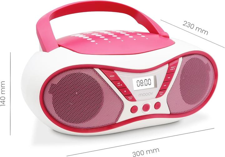 Immagine prodotto Mooov Tragbarer CD-Player für Kinder