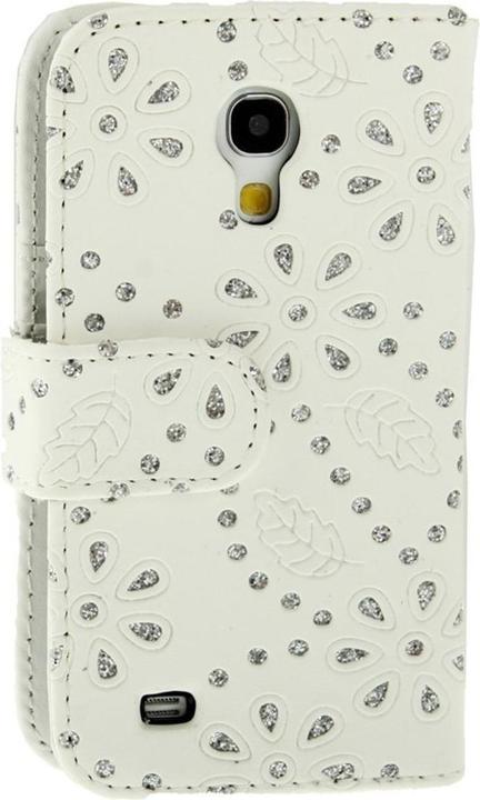 Produktbild König Design Schutzhülle Handytasche (Flip Quer) + Handytasche Flip Strass für Handy Samsung Galaxy S4 mini (Samsung Galaxy S4 mini)