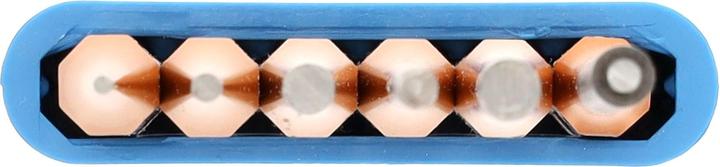Image du produit Gedore Jeu de chasse-goupilles avec support PVC, 6 pièces, forme longue, acier/peinture, argent/cuivre