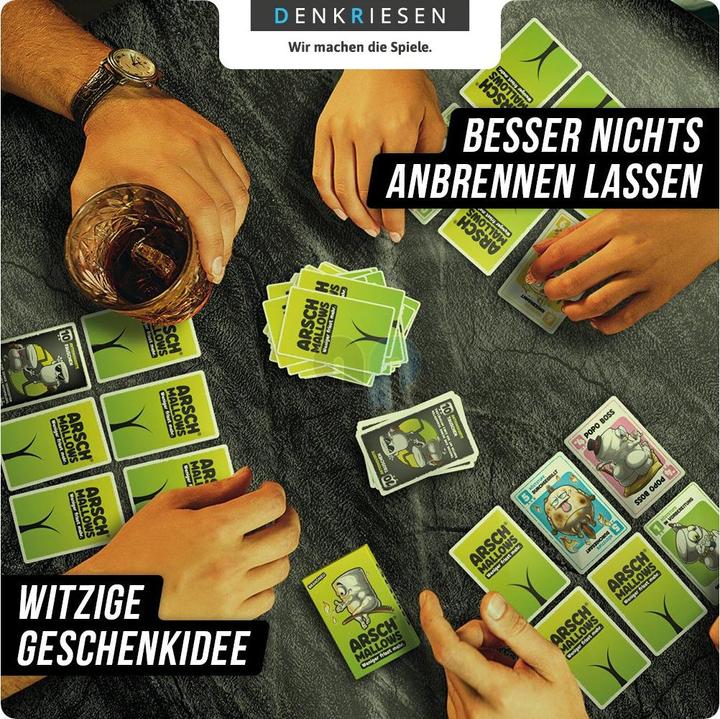 Actual product image Denkriesen Arschmallows® - "Less Eats More" (German)