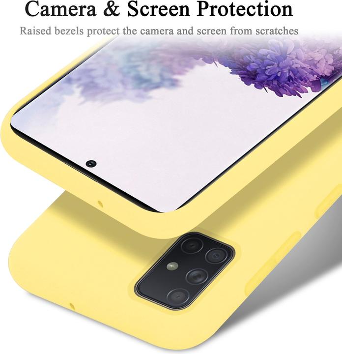 Immagine prodotto Cadorabo Copertura della cassa del silicone liquido TPU (Samsung Galaxy A71)