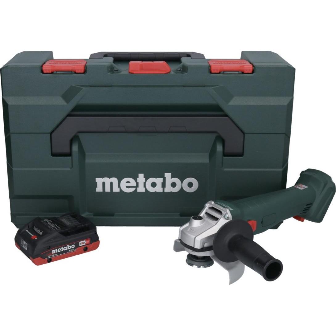 Thumbnail - Metabo, Winkelschleifer, W 18 L 9-125 Akku Winkelschleifer 18 V 125 mm + 1x Akku 4,0 Ah + metaBOX - ohne LadegerÃ¤t (125...