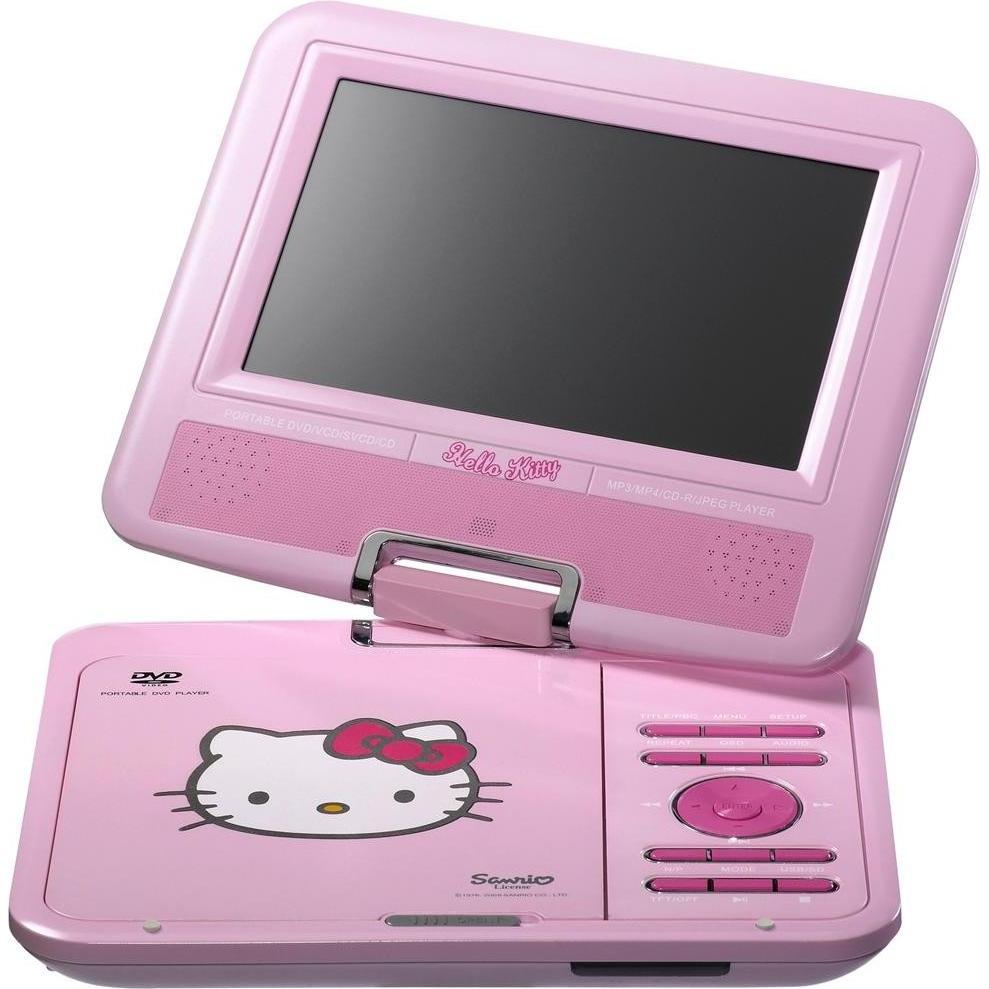Soundmaster HED001U (Tragbarer DVD-Player), Bluray Player + DVD Player, Pink