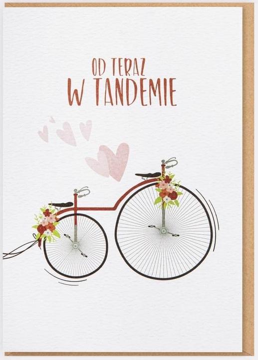 Produktbild Nadwyraz Hochzeitskarte - Ab jetzt im Tandem (1 Stk.)
