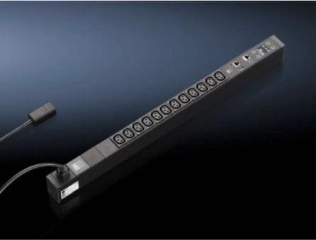 Produktbild Rittal PDU Basic Stromverteilung metered 16A/1P CEE 12xC13+ 1x C19