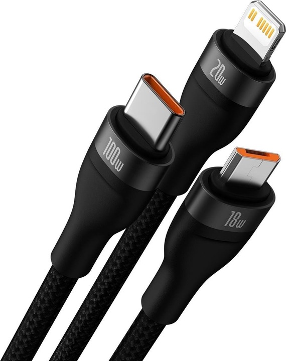 Actual product image Baseus Flash Series II USB Type C (1.20 m, USB 3.2 Gen 1)