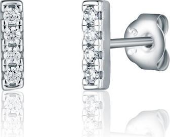 Produktbild JVD - Beautiful silver earrings with zircons SVLE2102X61BI00