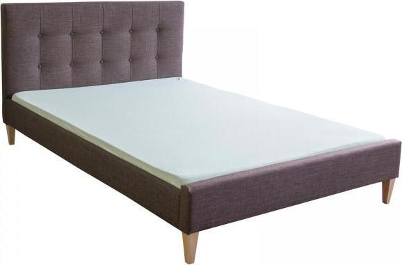 Produktbild Homestyle4u Polsterbett Doppelbett Stoffbett Bettgestell (140 x 200 cm)