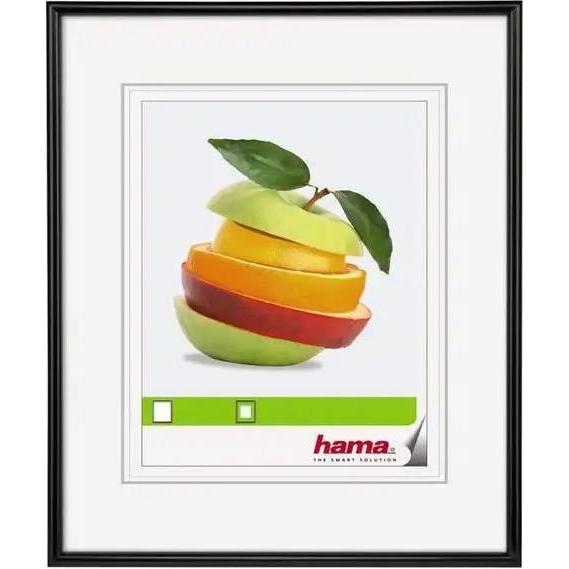 Hama, Bilderrahmen, Kunststoffrahmen Sevilla, Schwarz (28 x 35 cm)