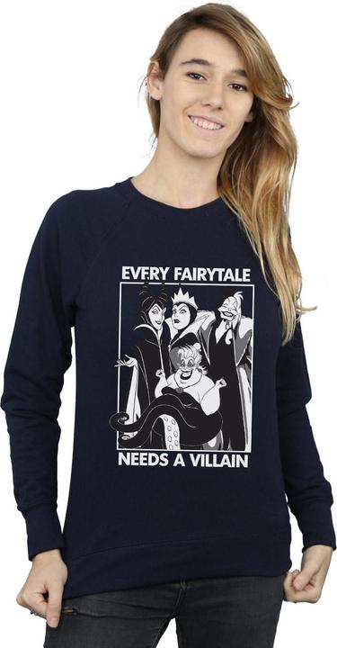 Immagine prodotto Disney Princess Felpa Donna/Ladies Ogni favola ha bisogno di un cattivo (XL)