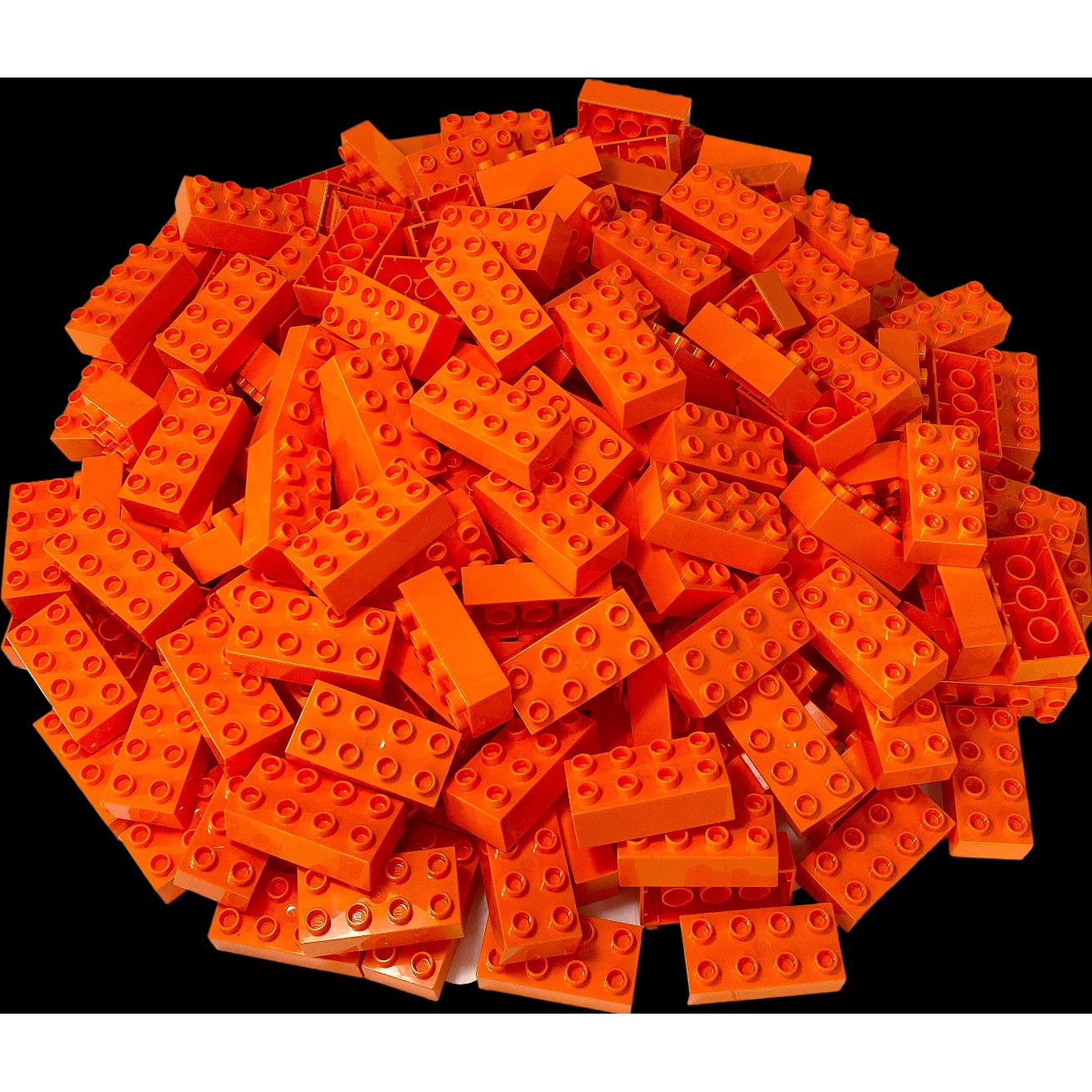 Thumbnail - LEGO Duplo 2x4 Steine Orange - 40 Stück - Grundbausteine 3011 NEU (3011)