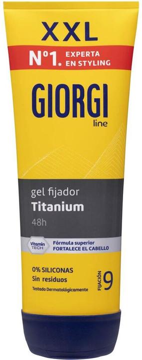 Actual product image Giorgi Line Absolute Titanium Gel Fijador Indestructible N9 240ml (Hair gel, 240 ml)