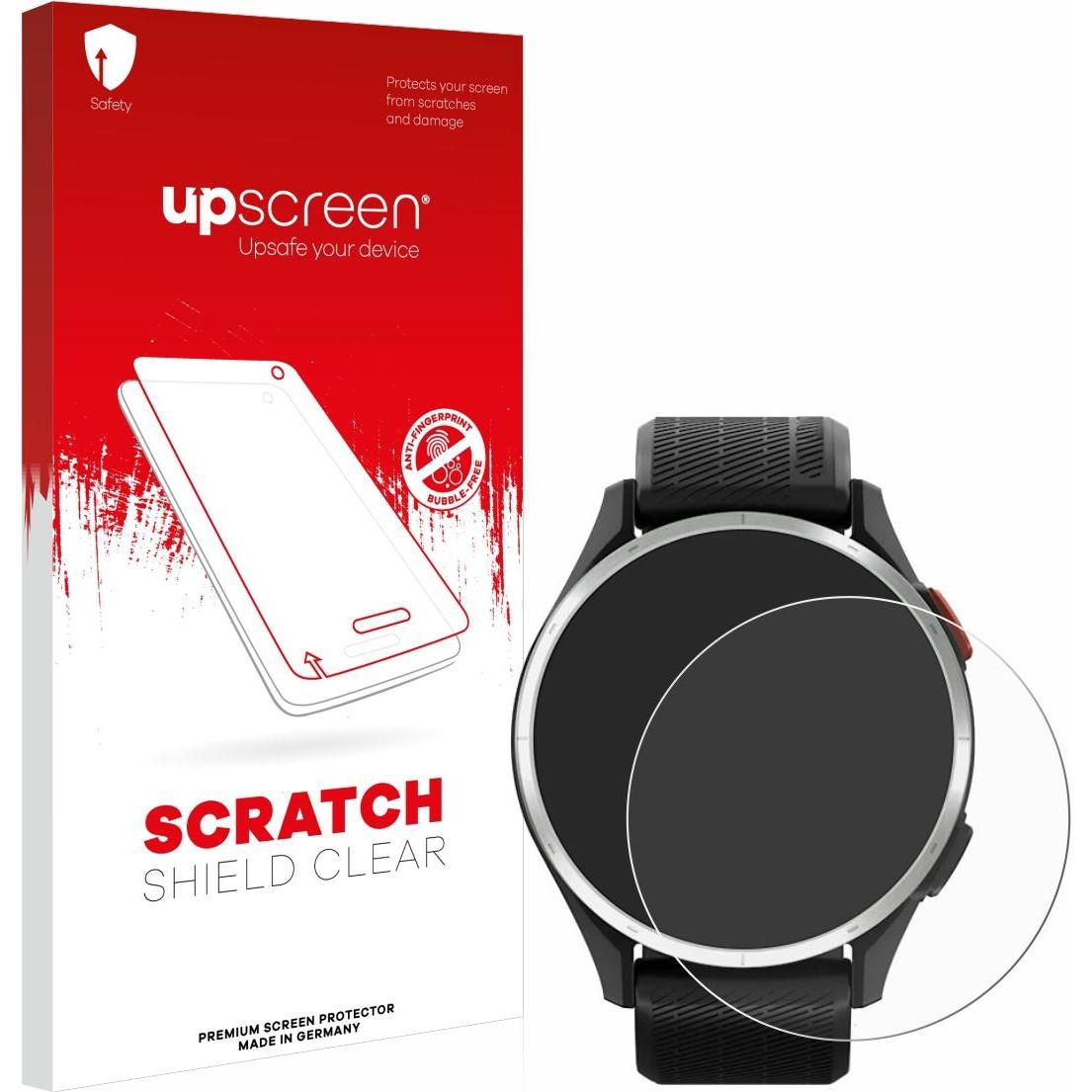 upscreen Schutzfolie Displayschutz Displayschutzfolie Folie Klar Transparent, Smartwatch Schutzfolie, Transparent