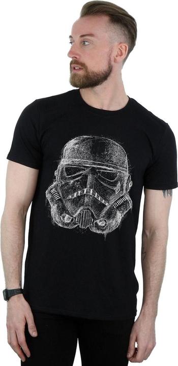 Produktbild Star Wars Stormtrooper Scribble Helmet TShirt (M)