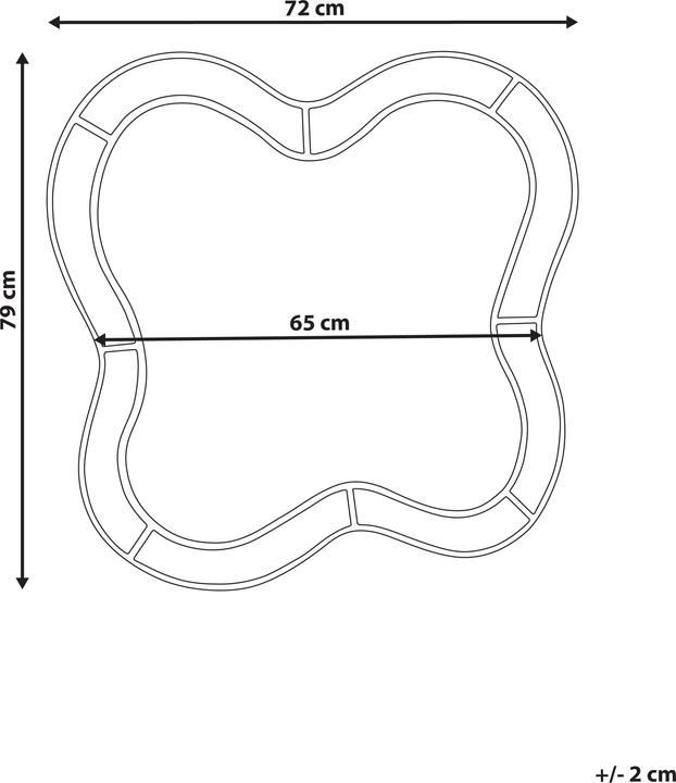 Actual product image Beliani Pulnoy (72 x 80 cm)
