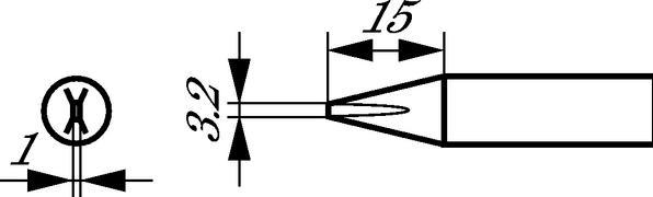 Immagine prodotto Punta per saldatura permanente DUR tipo 842 (Punta di saldatura)