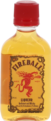 Produktbild Fireball Whisky Zimt Likör 0,05 Liter 33 % Vol.