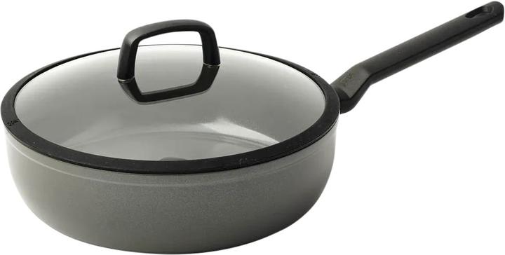 BK Balans Hapjespan met deksel 28 cm Grijs (Poêle à frire, Aluminium)