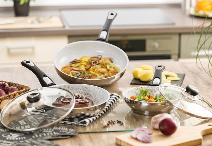 Actual product image Genius Cerafit Mont Blanc (28 cm, Frying pan, Ceramic, Stainless steel)