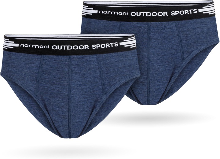Immagine prodotto Normani 2 Confezioni Uomo Merino Slipper Underpants Retro Shorts - 8515 (M, Confezione da 2)