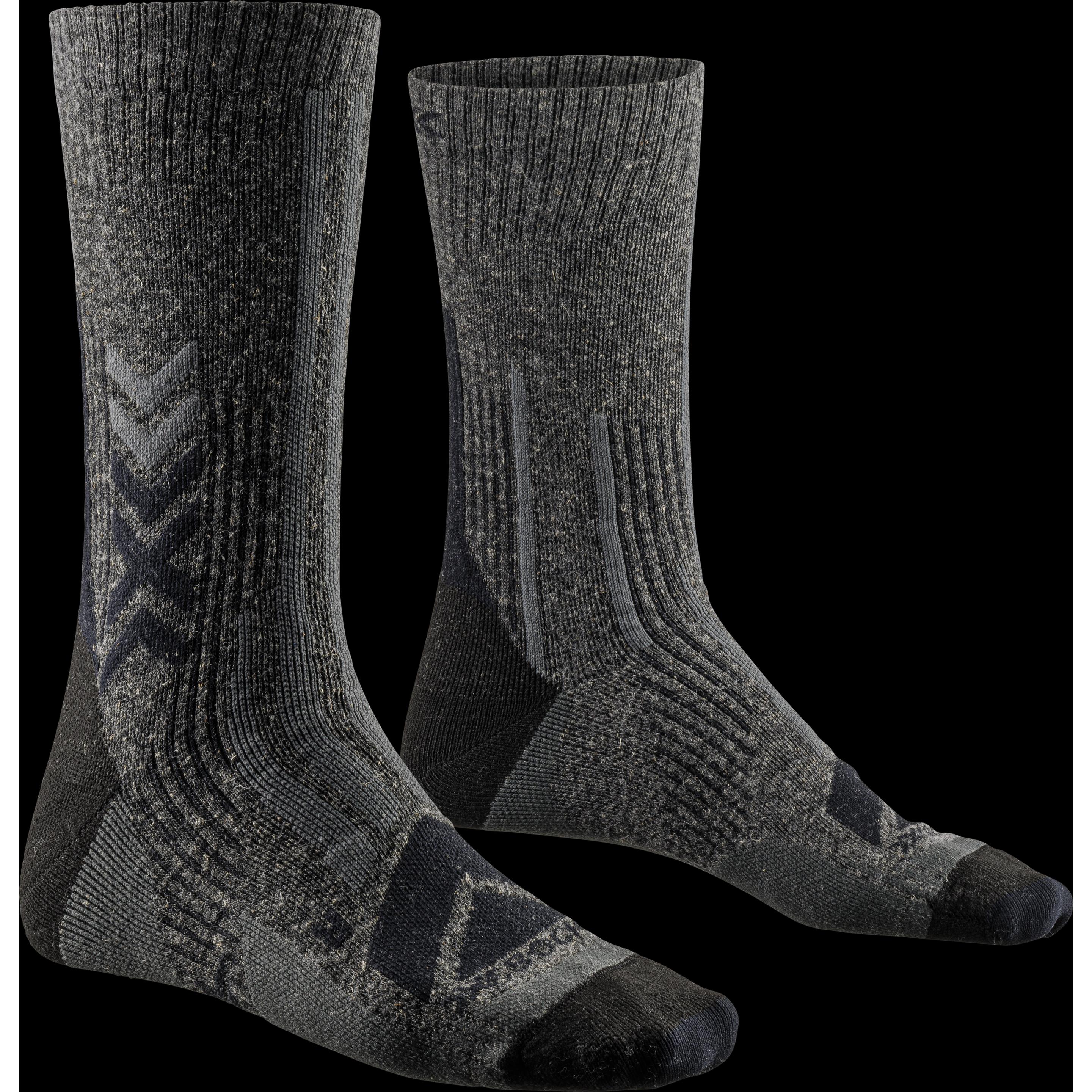 X-Socks, Herren, Sportsocken, Hike Perform Merino Crew (45 - 47), Schwarz