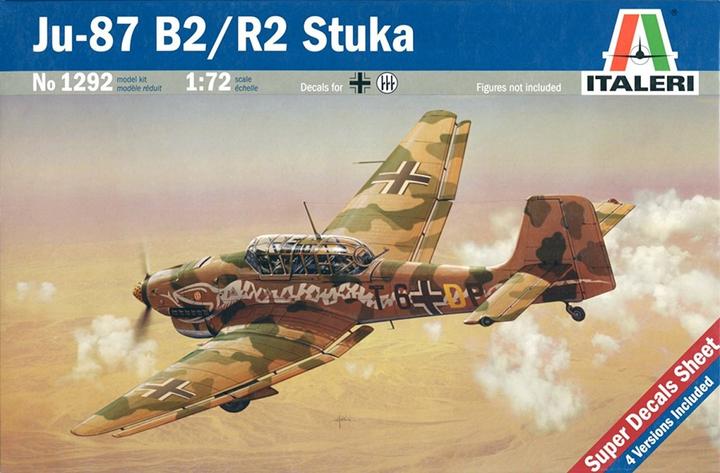 Actual product image Italeri Ju-87 B2 Stuka