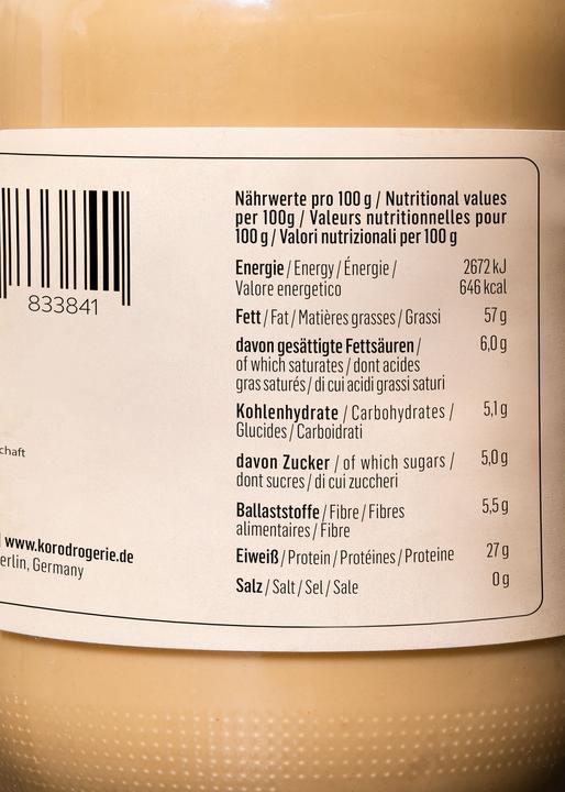 Actual product image KoRo Almond Puree White (500 g)