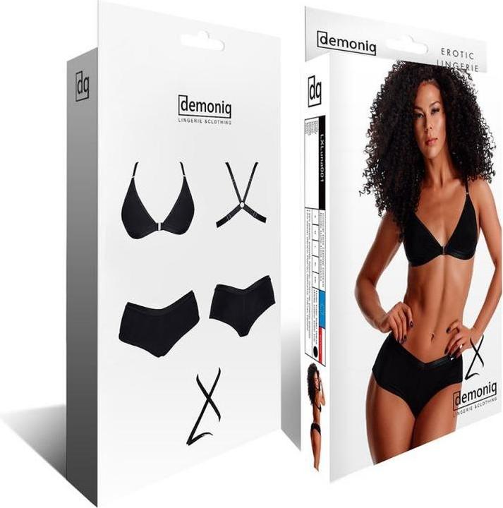 Image du produit Demoniq Ensemble soutien-gorge souple en noir (Une unité par pack, S)