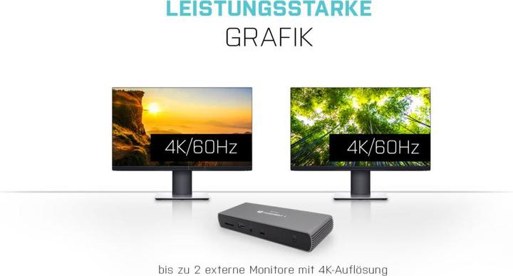 Produktbild i-tec Tb4dualdockpd (Thunderbolt, 10 Ports)