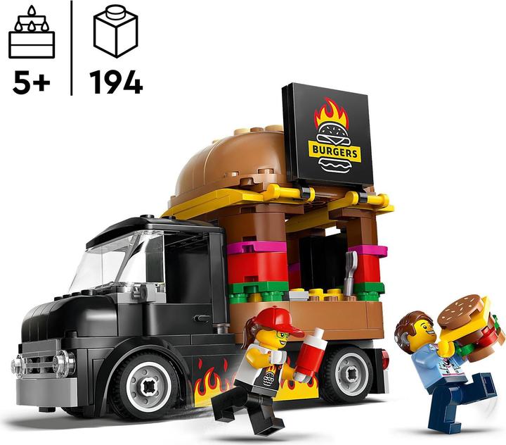 Produktbild LEGO Burger-Truck (60404, LEGO City)