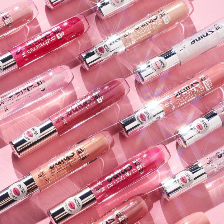 Actual product image essence extreme shine volume lipgloss (18 Flaming Rose)