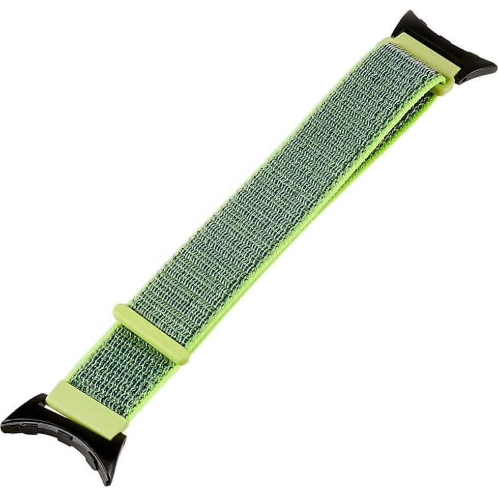 Cover-Discount Google Pixel Watch - Nylon Ersatzarmband grün (Nylon), Uhrenarmband, Grün