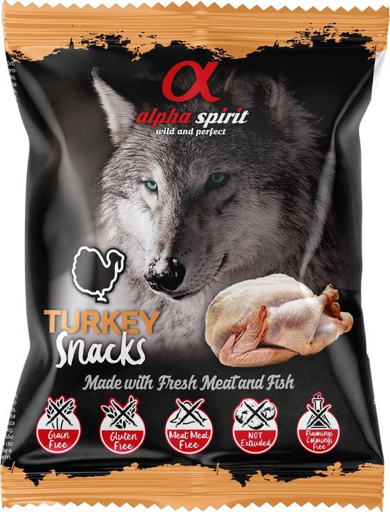 Alpha Spirit 8436586310004, Snacks, Dog, Adult, Turkey, 50 g (Adult, 24 pcs., 50 g)