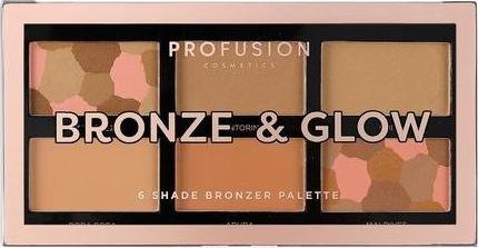 Produktbild Profusion Cosmetics Bronze & Glow 6 Farbtöne Bronzer Palette (Bronze, Bronzer, 60 g)